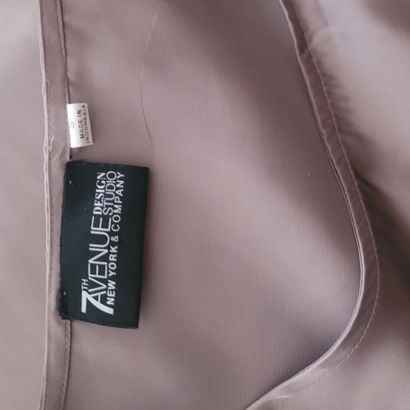 7th Avenue Design Studios Lilac Colored Blouse S - Picture 6 of 6